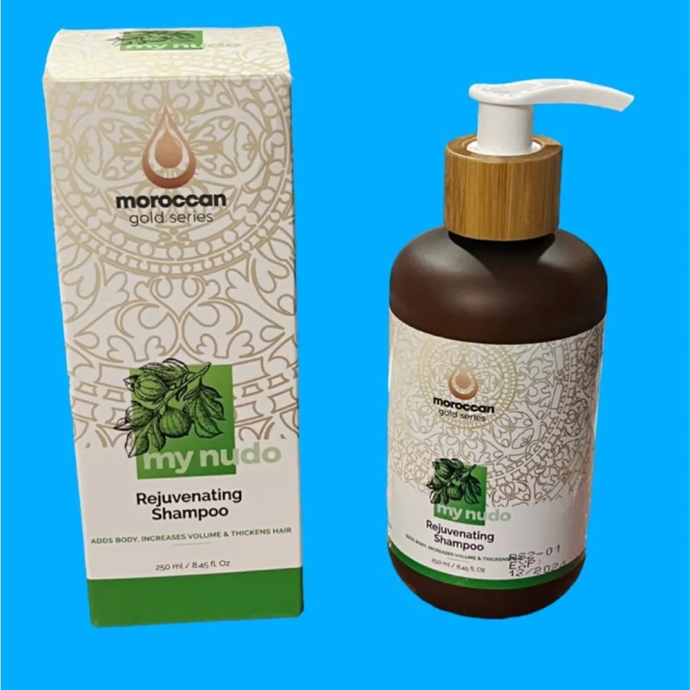 MOROCCAN GOLD SERIES My NuDo Rejuvenating Shampoo 8.45 oz. NIB MSRP $60